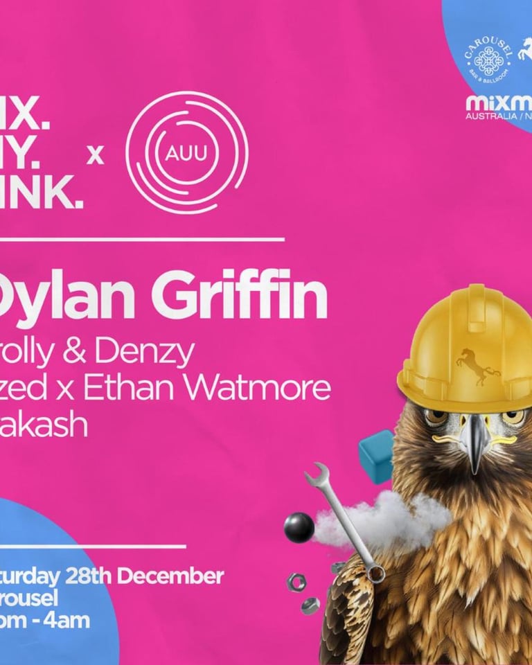 ╬ F.M.S. x AU Underground ╬ Dylan Griffin ╬ Saturday December 28th ╬